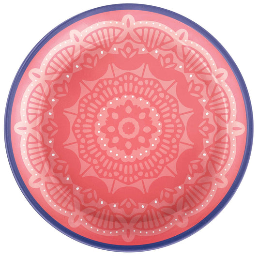 Boho Vibes 17cm Round Melamine Lunch Plates