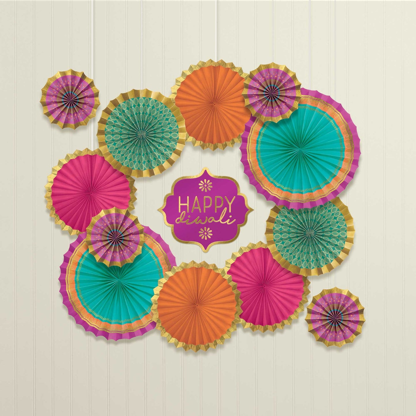 Diwali Paper Fans Decorating Kit