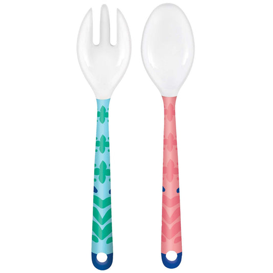 Boho Vibes Salad Servers Melamine 24cm