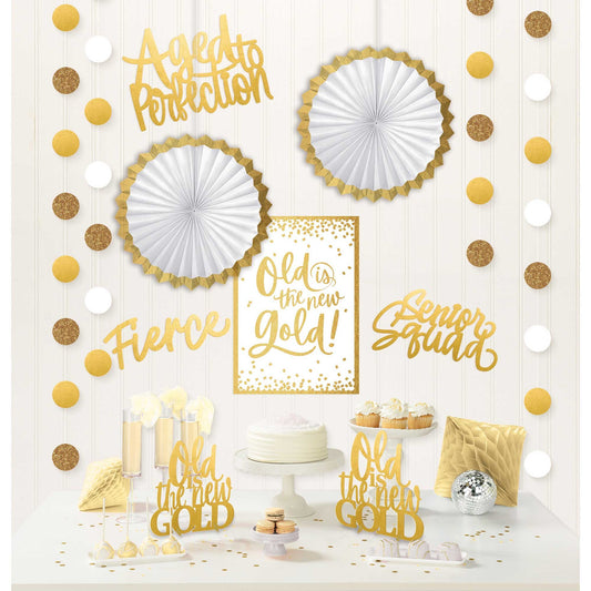 Over The Hill Golden Age Room Decorating Kit