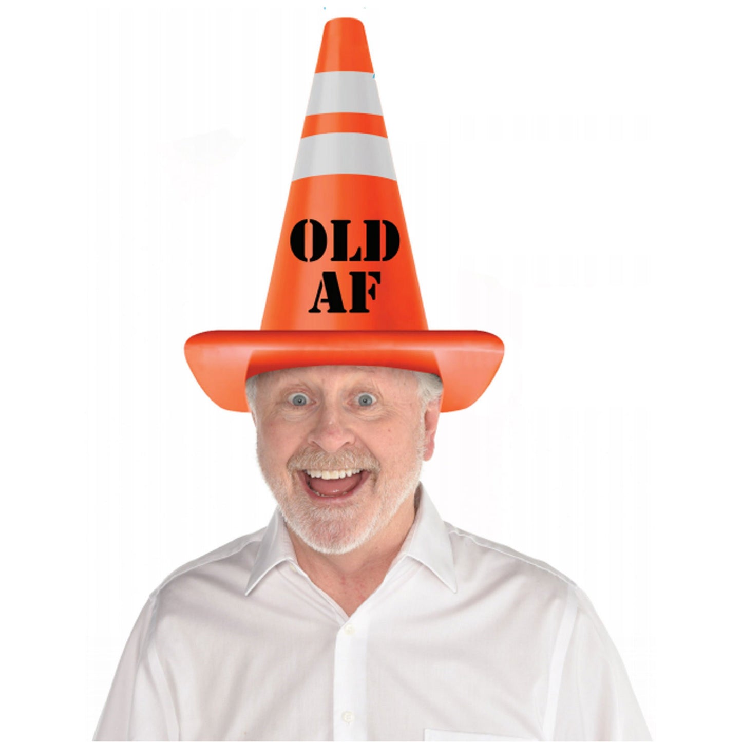 Over The Hill Construction Giant Safety Cone Hat