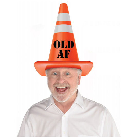 Over The Hill Construction Giant Safety Cone Hat