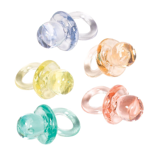 Baby Shower Mini Pacifiers Multi-Coloured