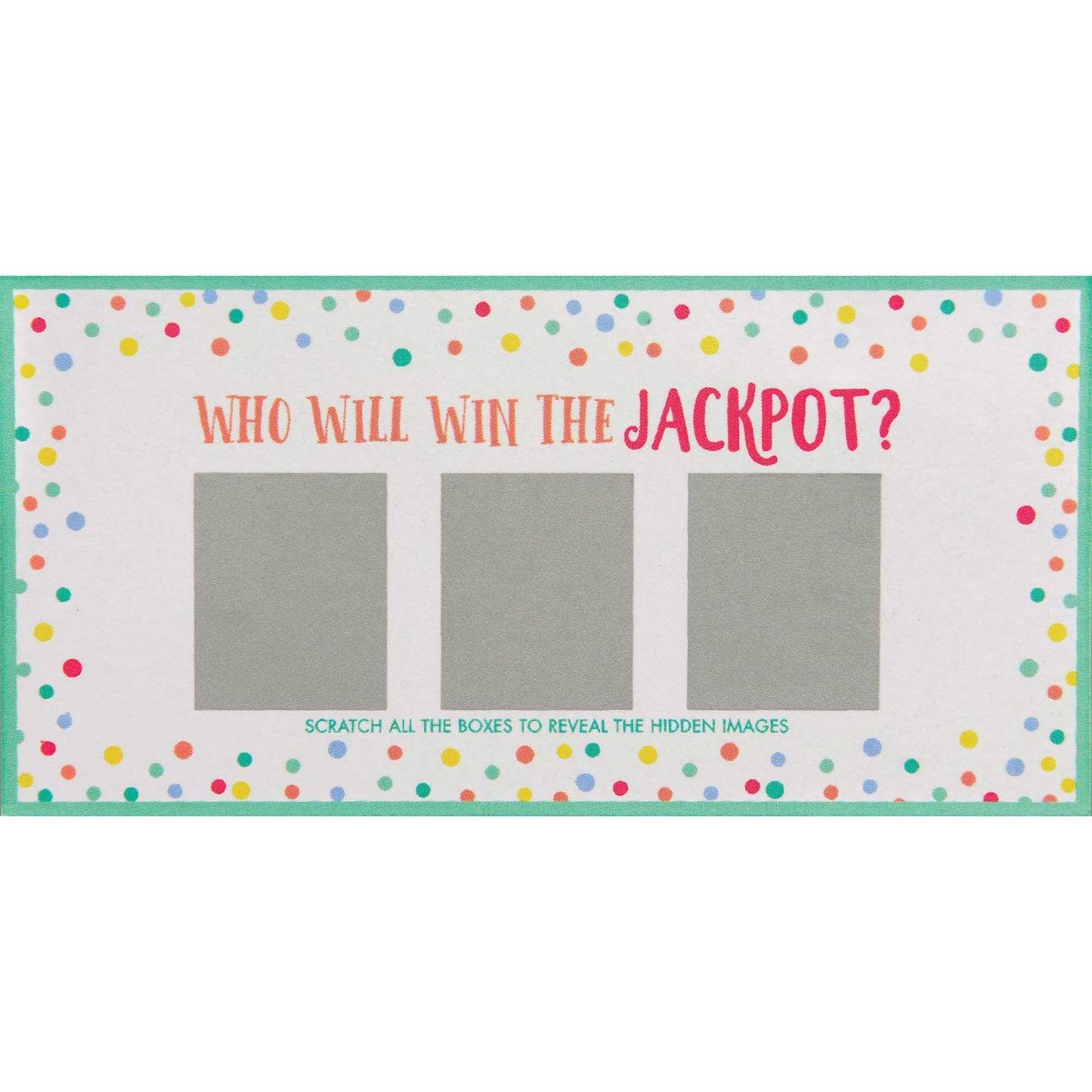 Baby Shower Scratch Off Card Games