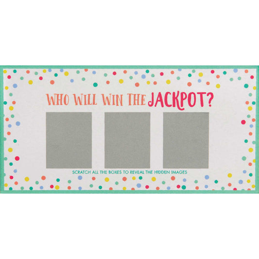 Baby Shower Scratch Off Card Games