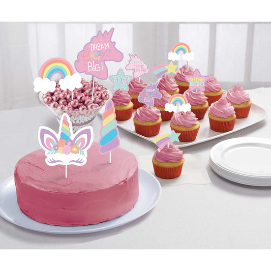 Unicorn Party Cake Topper Kit