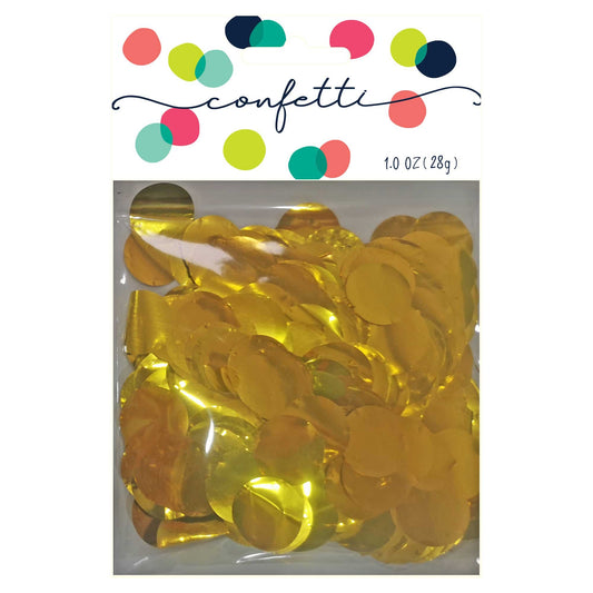 Confetti Circles Metallic Gold 2cm Foil 28g