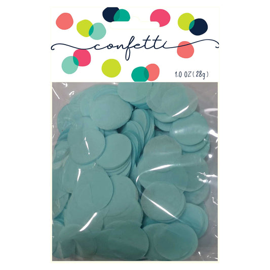 Confetti Circles Light Blue 2cm Tissue Paper 28g