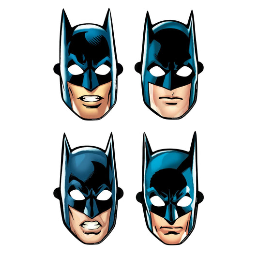 Batman Heroes Unite Paper Masks (Pack of 8)