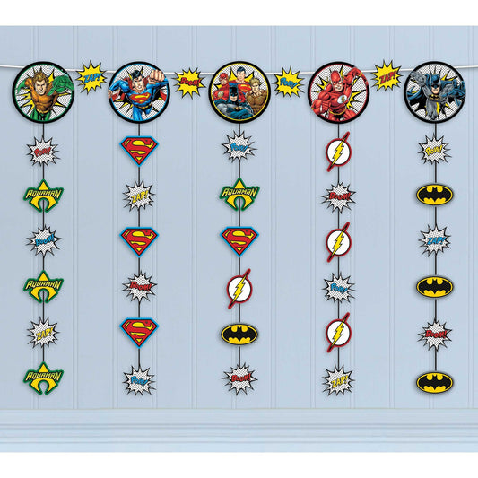 Justice League Heroes Unite Hanging String Decorations