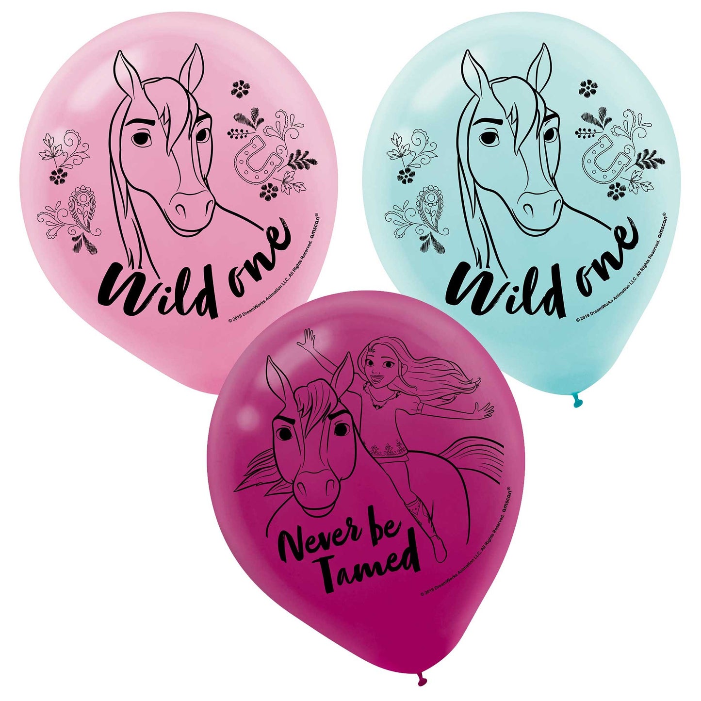 Spirit Riding Free 30cm Latex Balloons