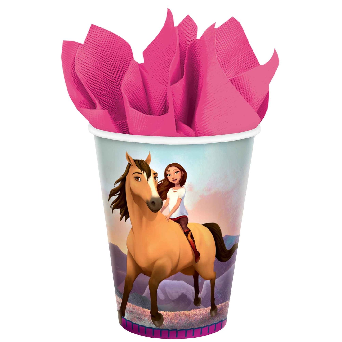 Spirit Riding Free 9oz / 266ml Paper Cups