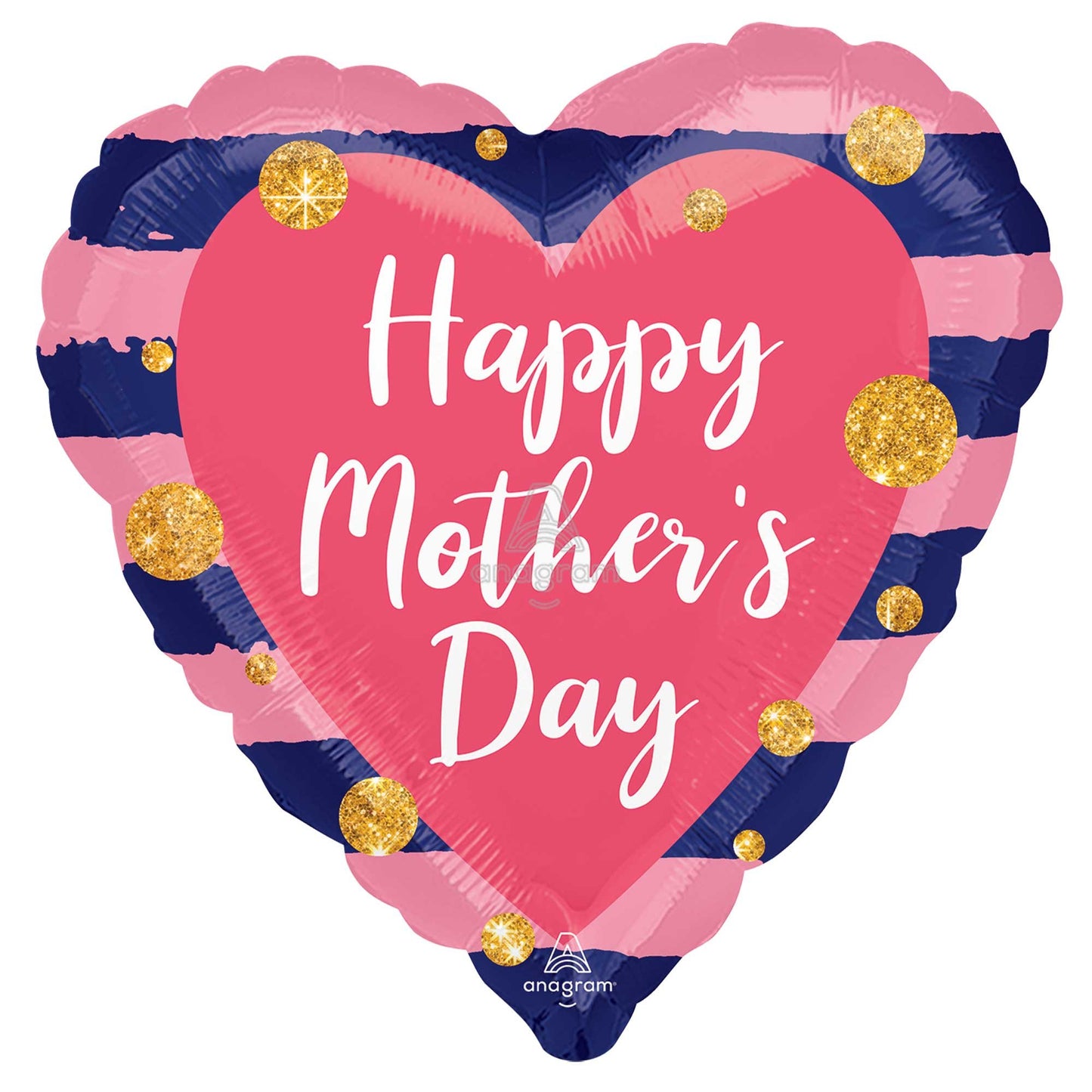 45cm Standard HX Happy Mother's Day Navy & Pink