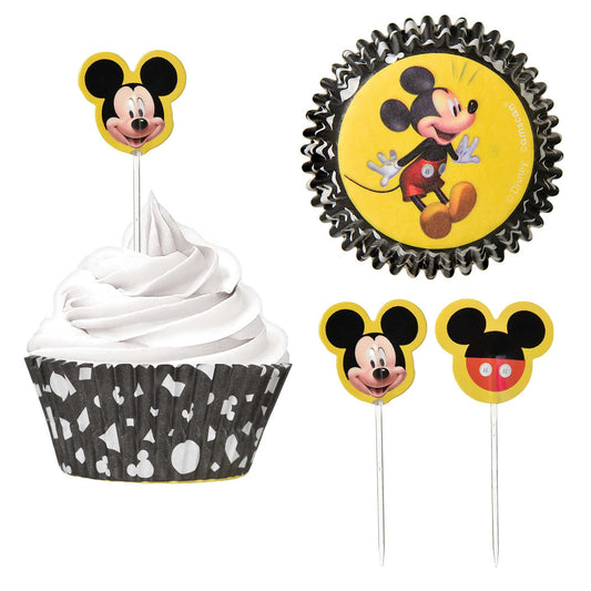 Mickey Mouse Forever Cupcake Cases & Picks Set