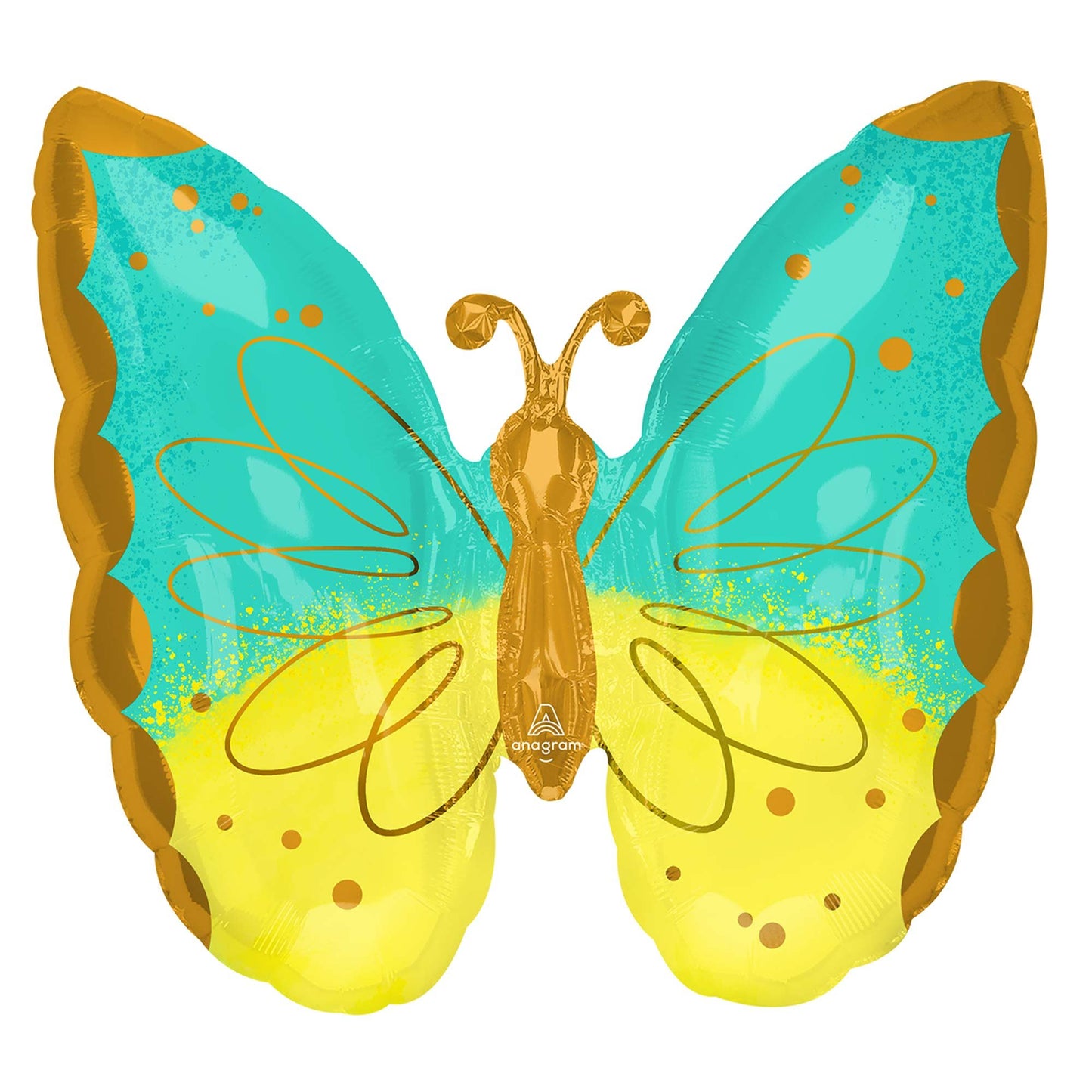 SuperShape XL Mint & Yellow Butterfly