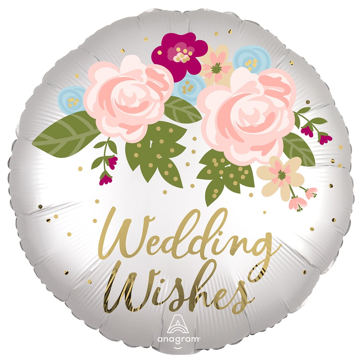 45cm Standard XL Satin Infused Wedding Wishes Floral