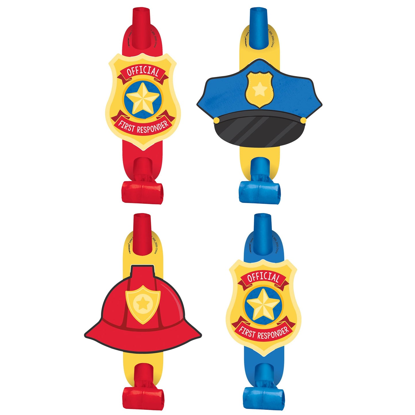 First Responders Blowouts (Pack of 8)