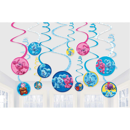 Blue's Clues Spiral Swirls Hanging Decorations