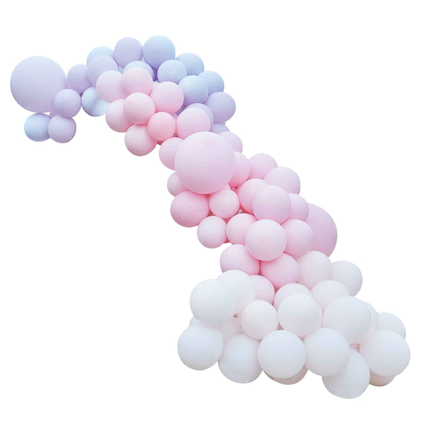 Balloon Arch Large Purple & Pink