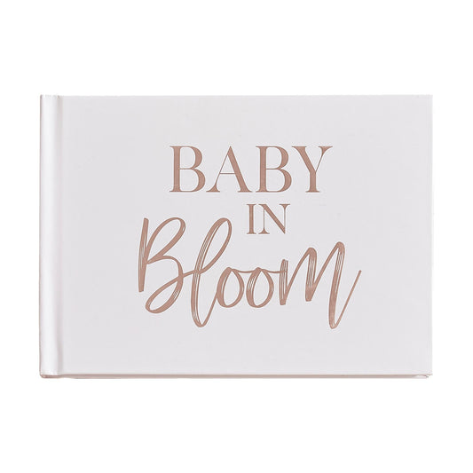 Baby in Bloom Guest Book Foiled