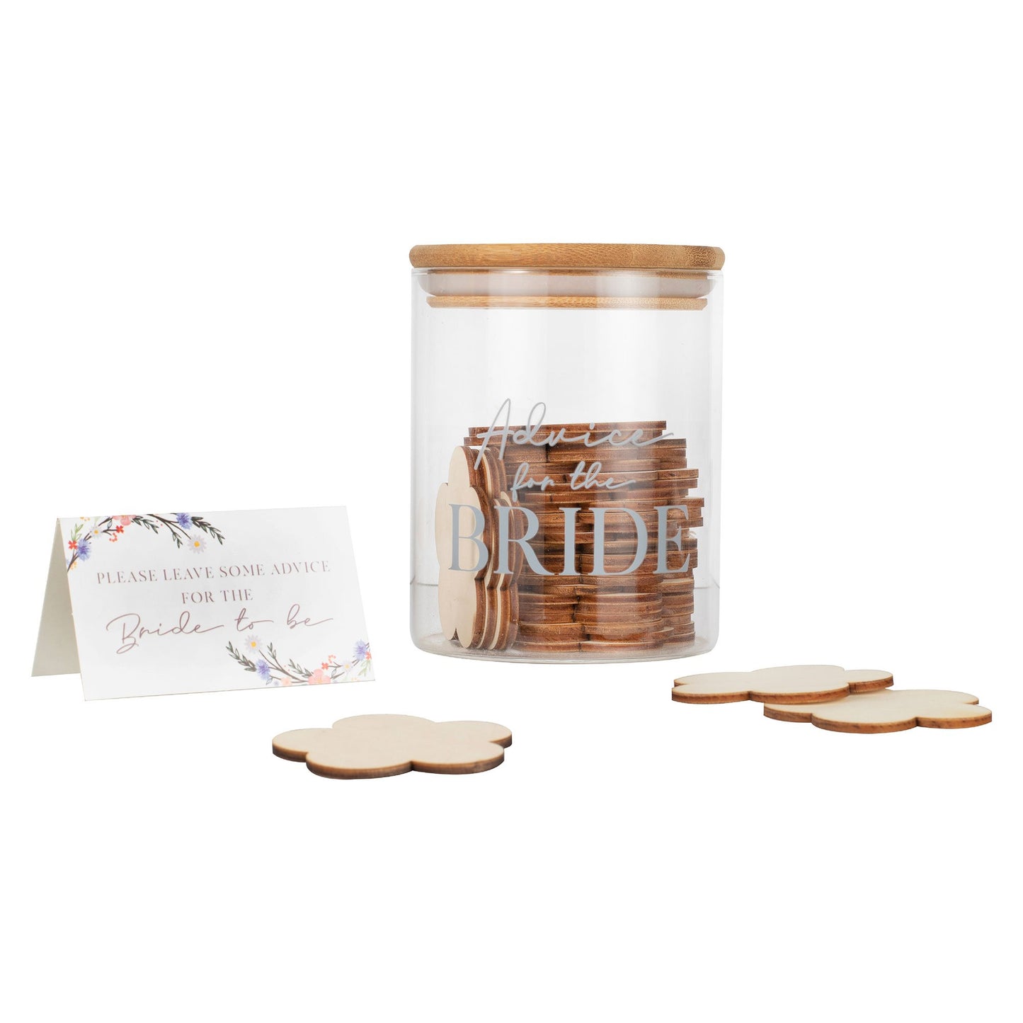 Boho Bride Alternative Guest Book Jar & Discs