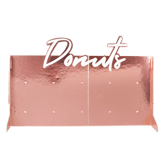 Mix It Up Donut Wall Rose Gold Foiled