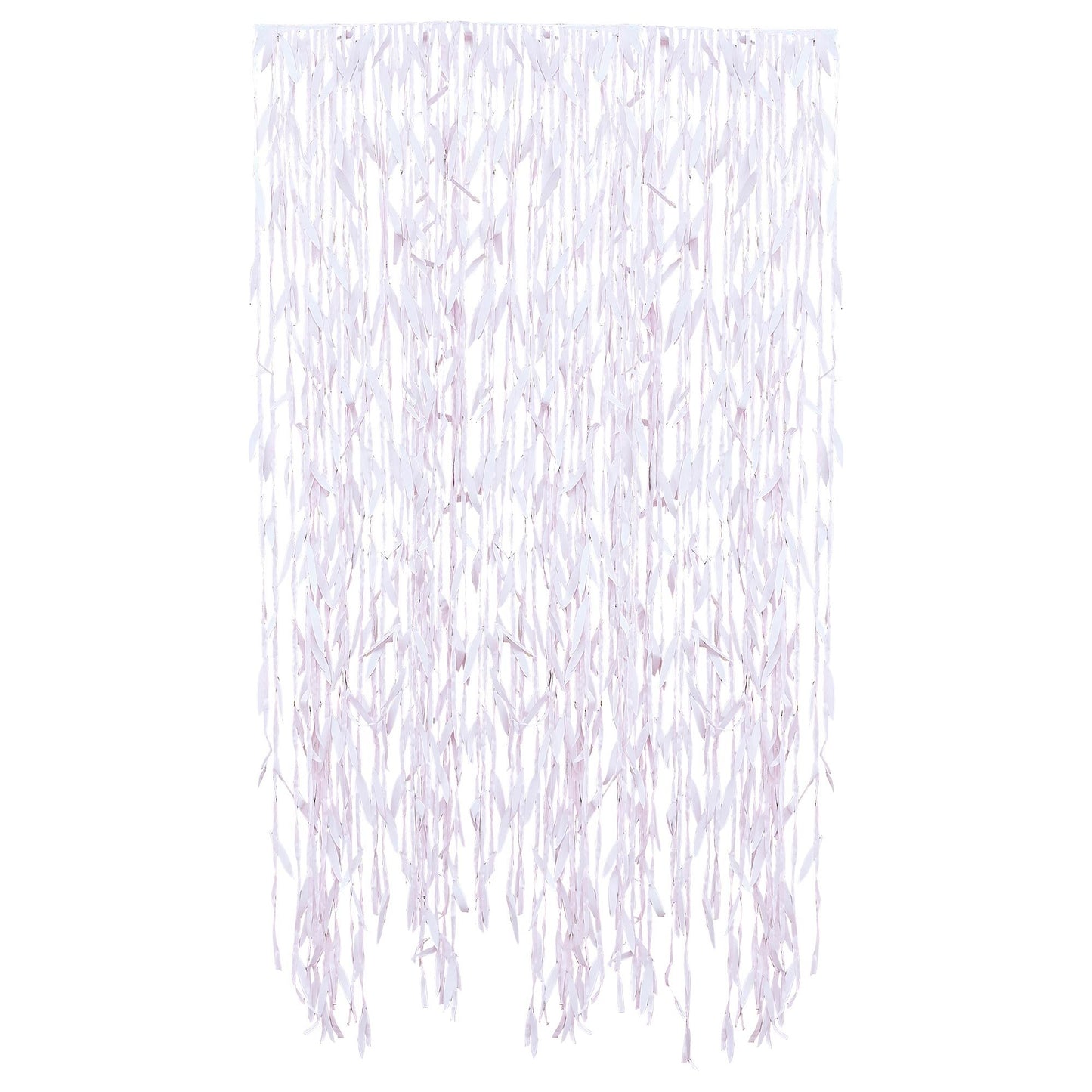 A Touch of Pampas Leaf Ribbon Backdrop Blush Pink