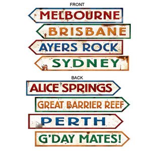 OUT OF STOCK Australian Street Signs Cutouts