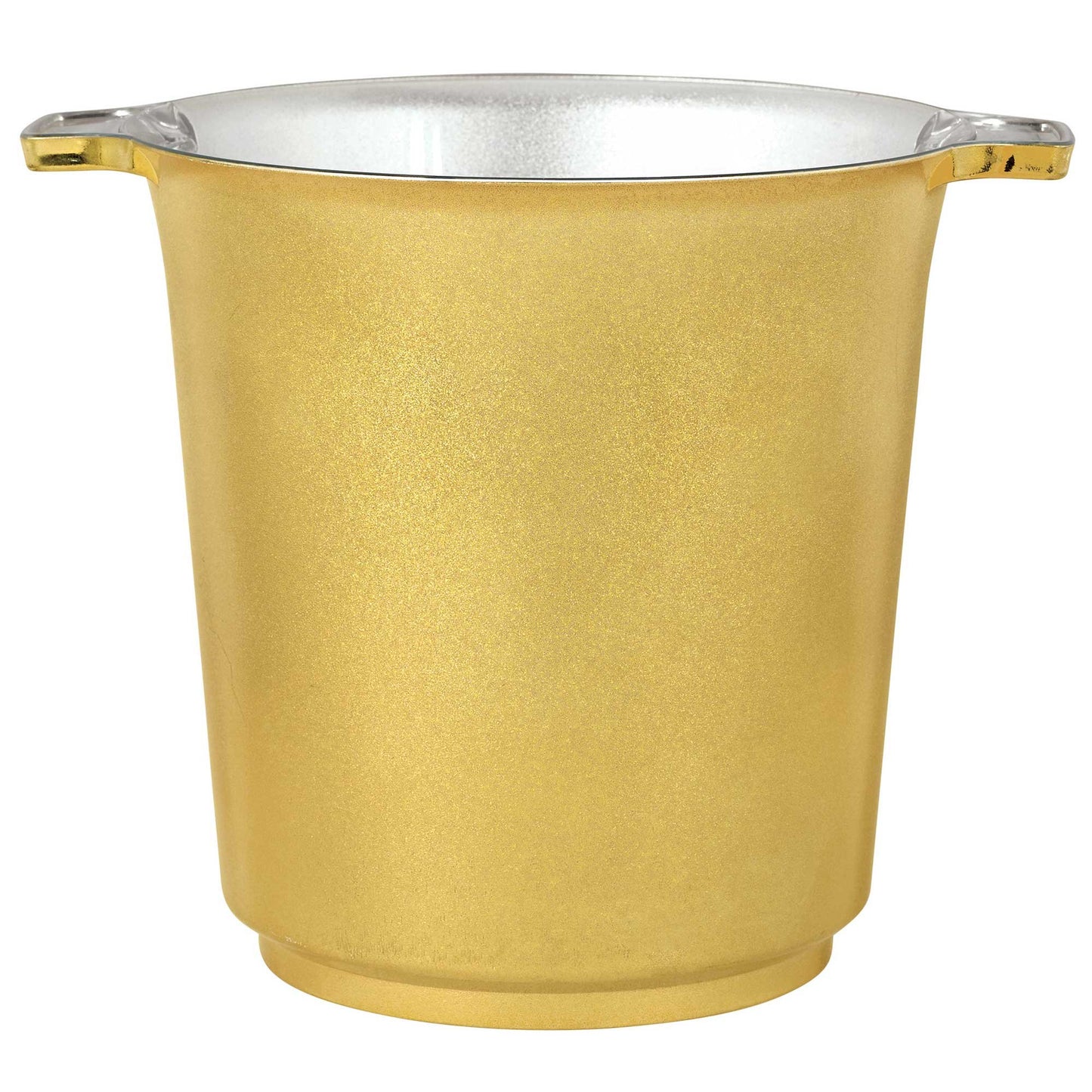 Ice Bucket Gold Plastic