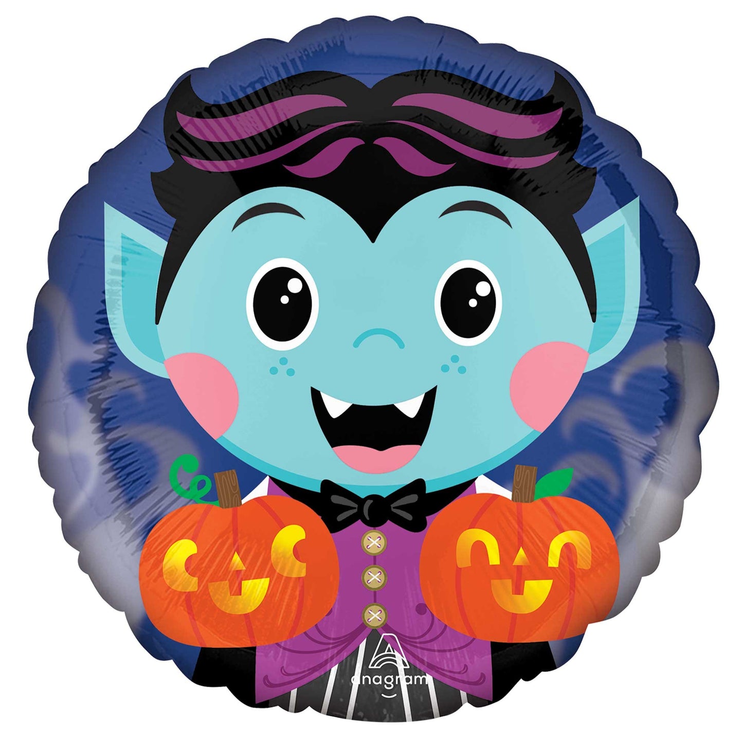 45cm Standard Cute Vampire Halloween Balloon