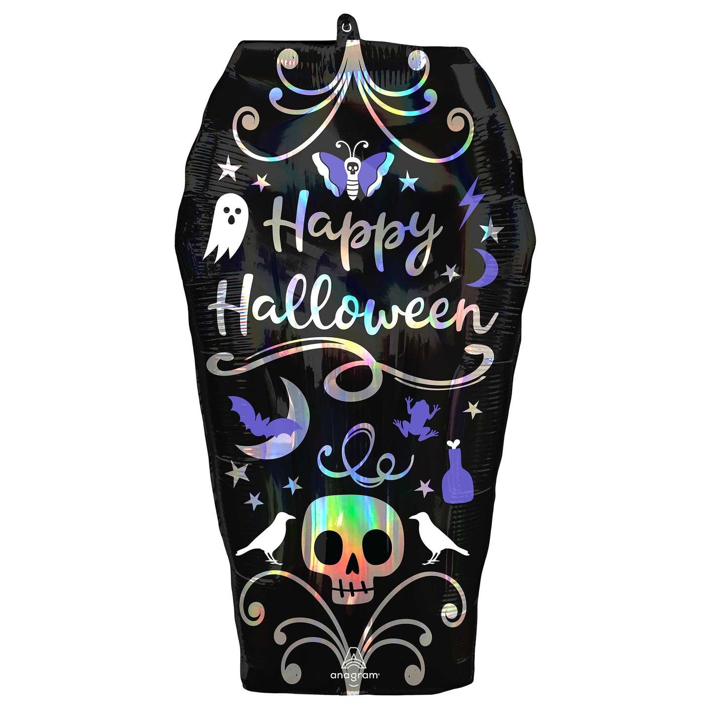 SuperShape Holographic Iridescent Coffin