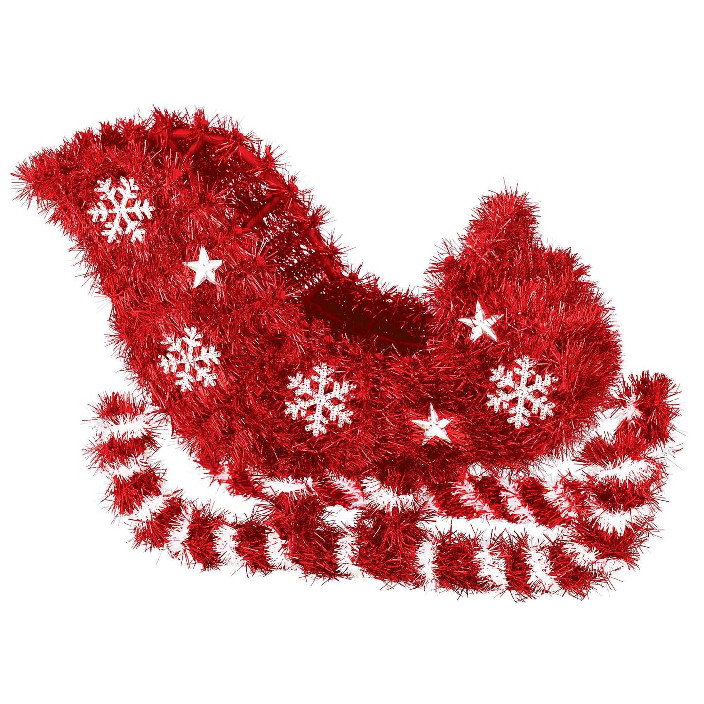 Christmas 3D Tinsel Sleigh