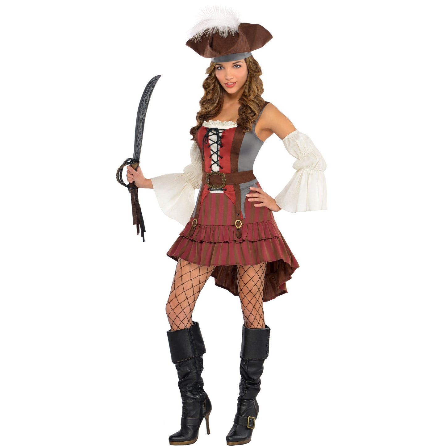 Costume Castaway Pirate Women's Size 16-18