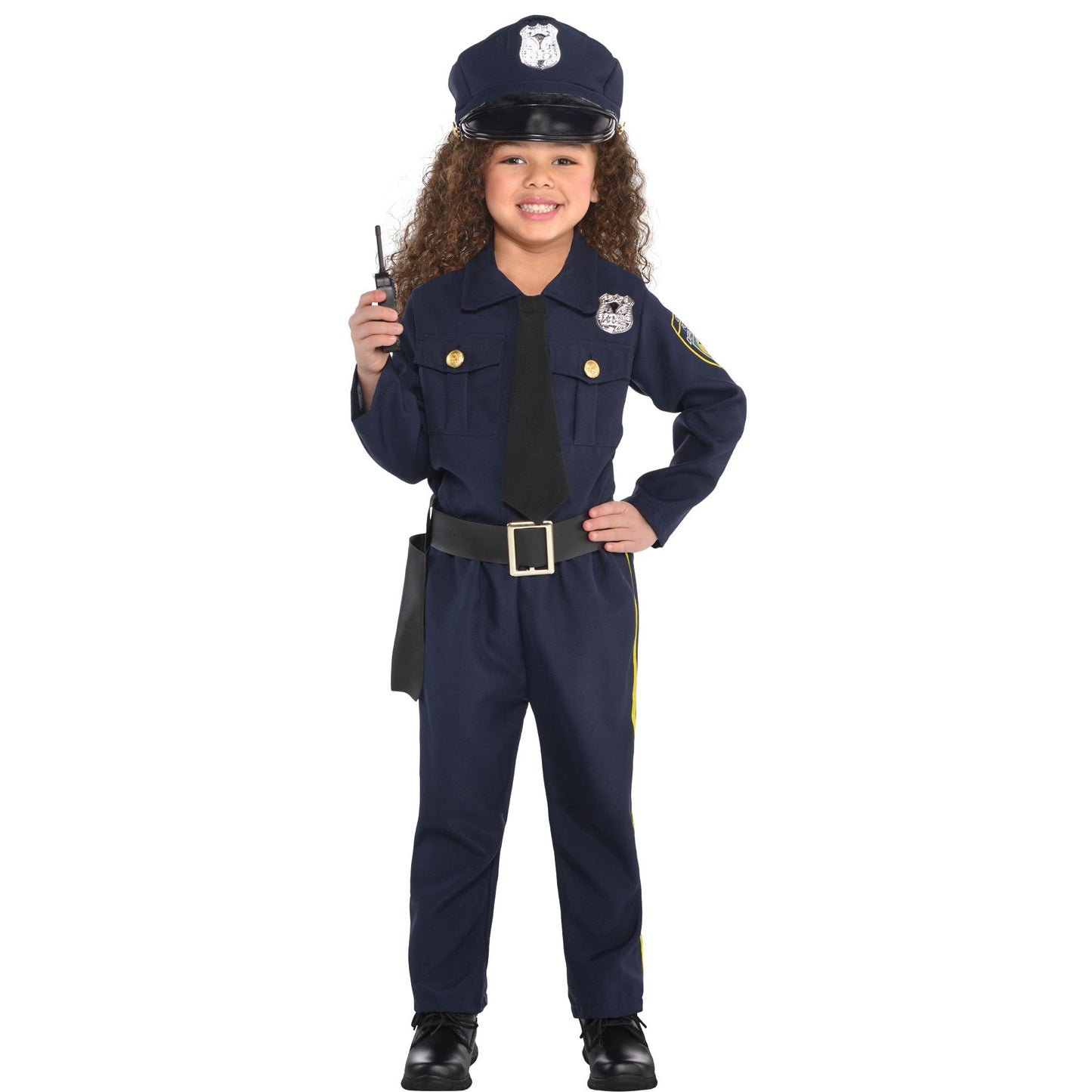 Costume Police Officer Girls 4-6 Years