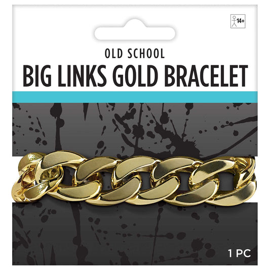 Big Links Bling Gold Bracelet