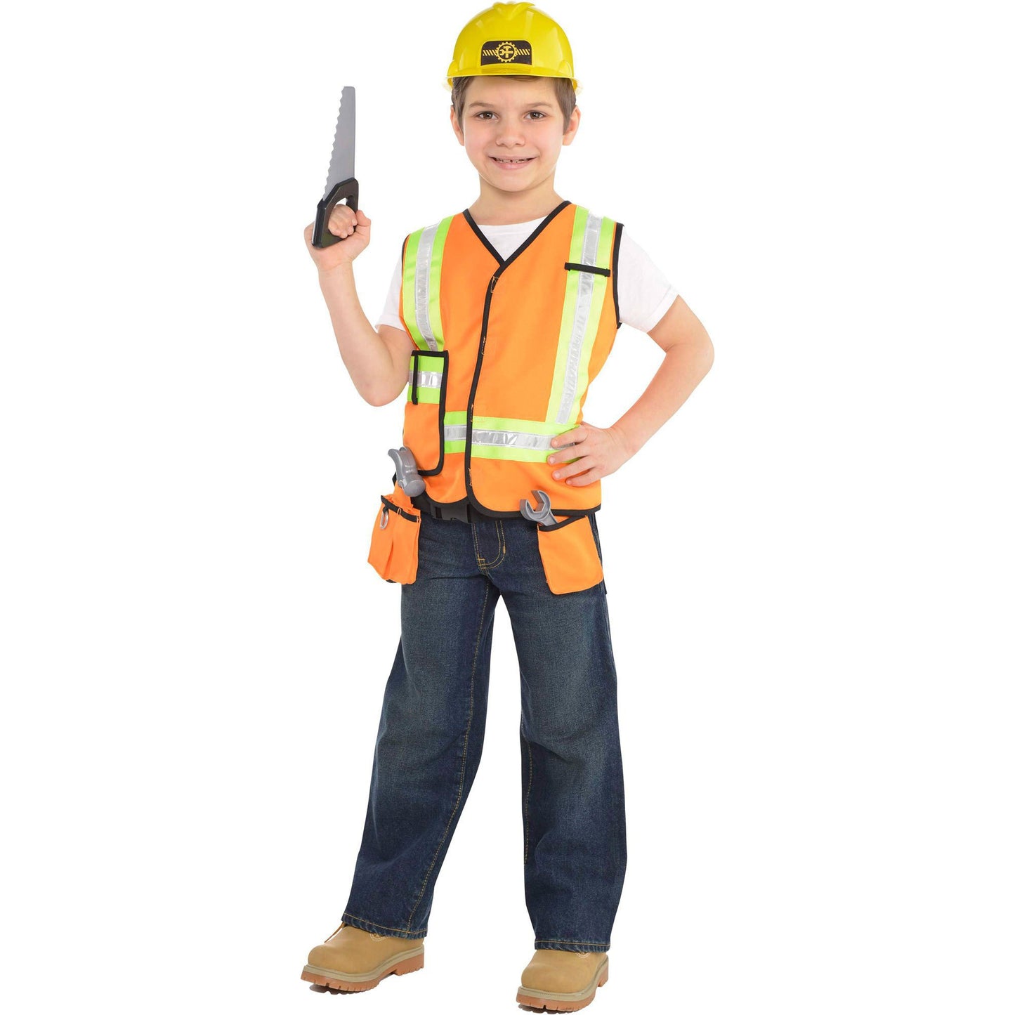 Construction Worker Costume Kit 4 - 6 Years