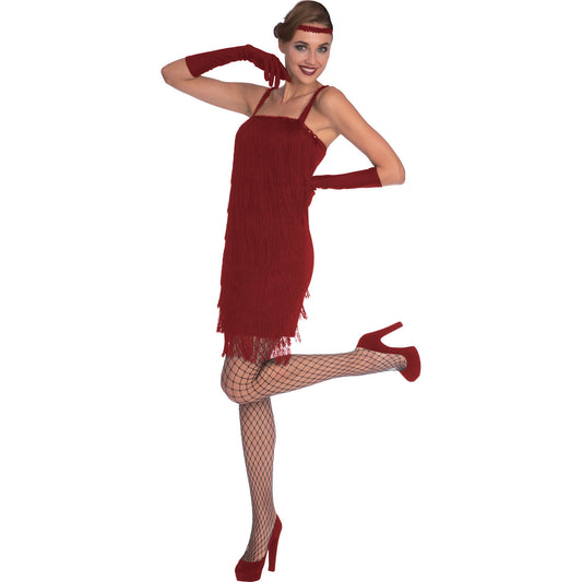 Costume Red Flapper Women's Size 8-10