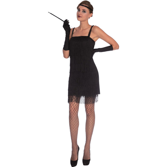 Costume Black Flapper Women's Size 8-10