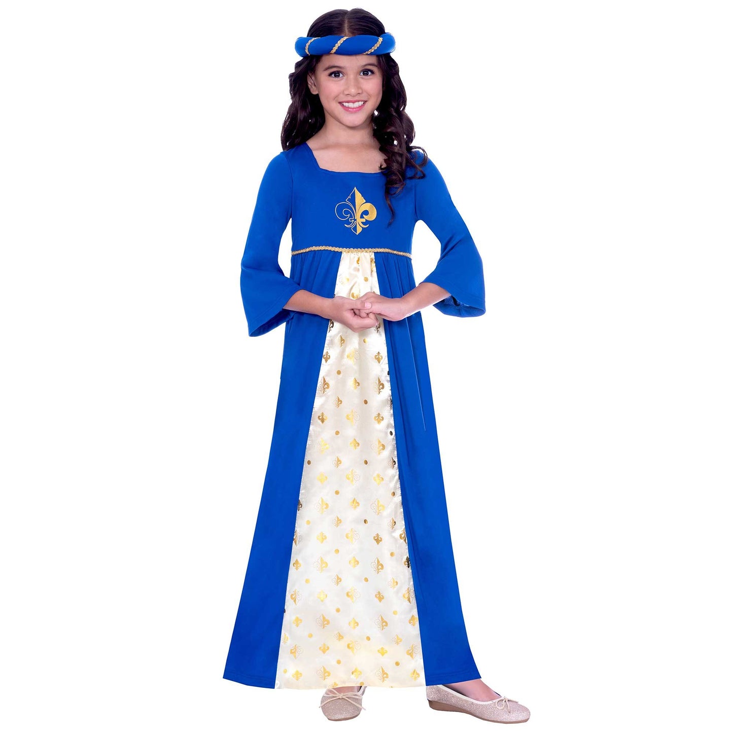 Costume Tudor Princess Blue Girls 4-6 Years