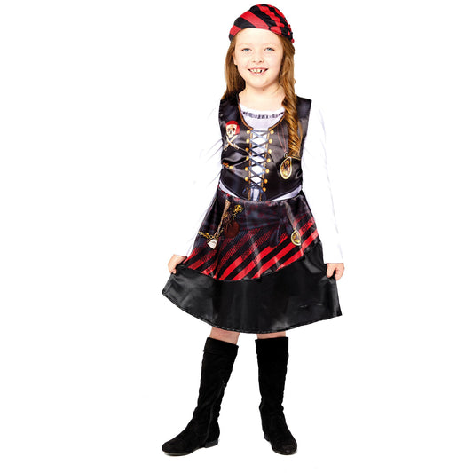 Costume Sustainable Pirate Girl 3-4 Years