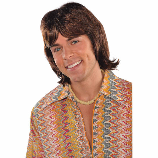 70's Hearthrob Men's Costume Wig