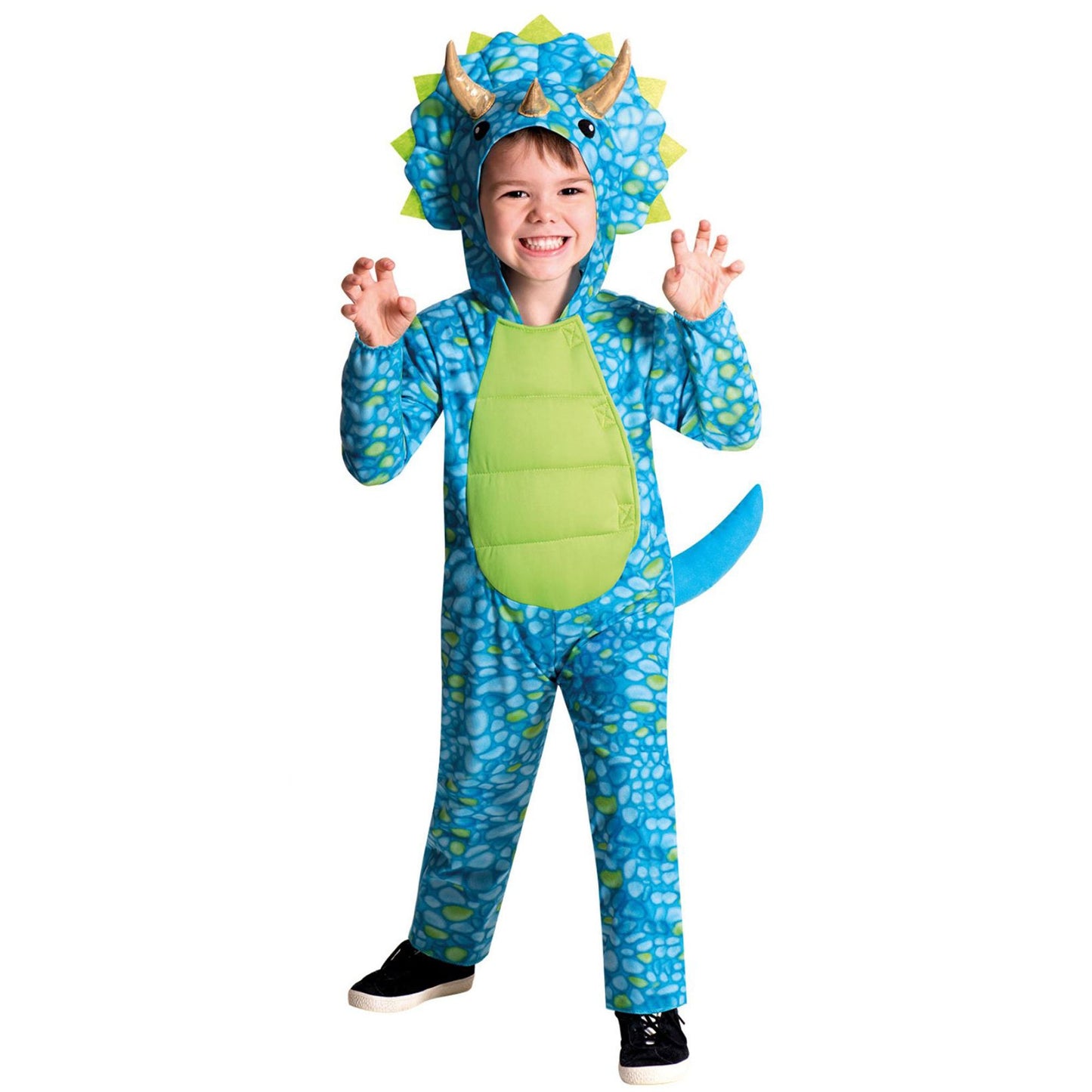 Costume Blue Dino Boys 3-4 Years