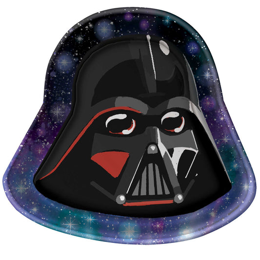 Star Wars Galaxy Darth Vader Shaped Paper Plates