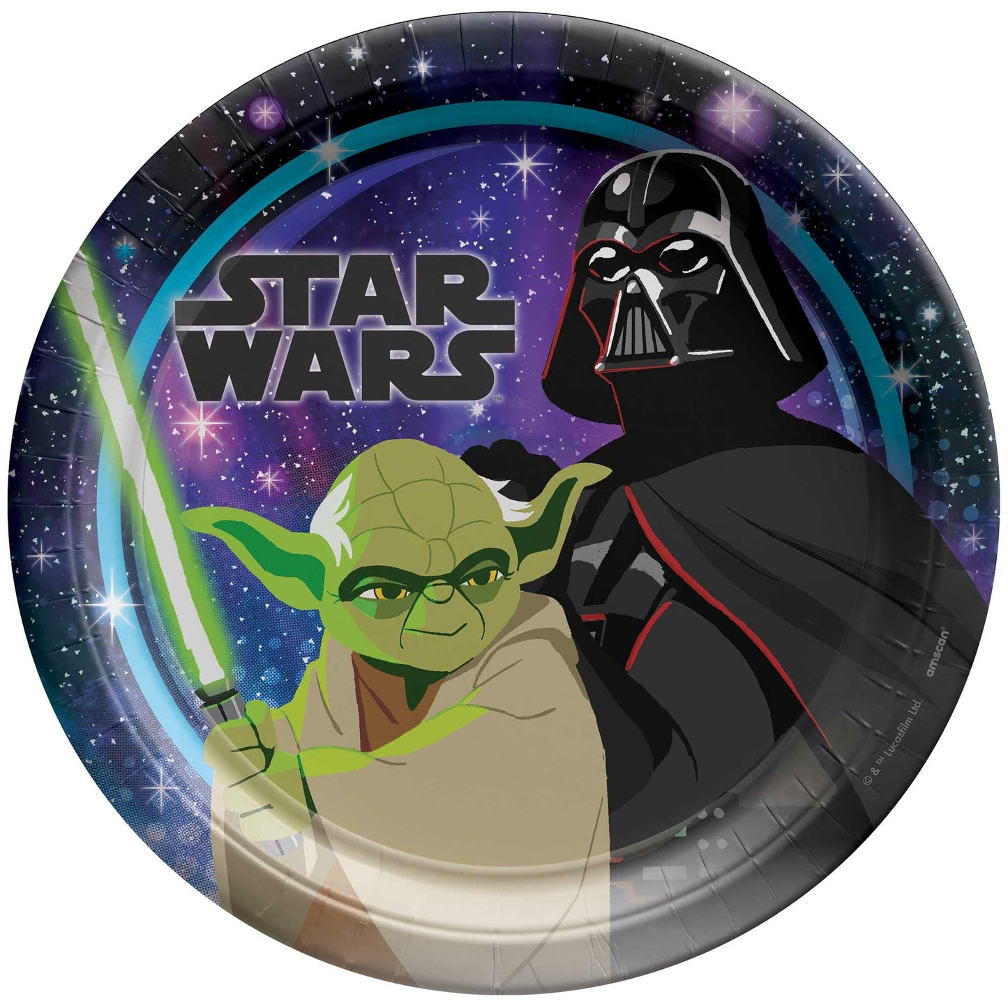 Star Wars Galaxy 23cm Round Paper Plates