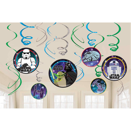 Star Wars Galaxy Swirl Decorations