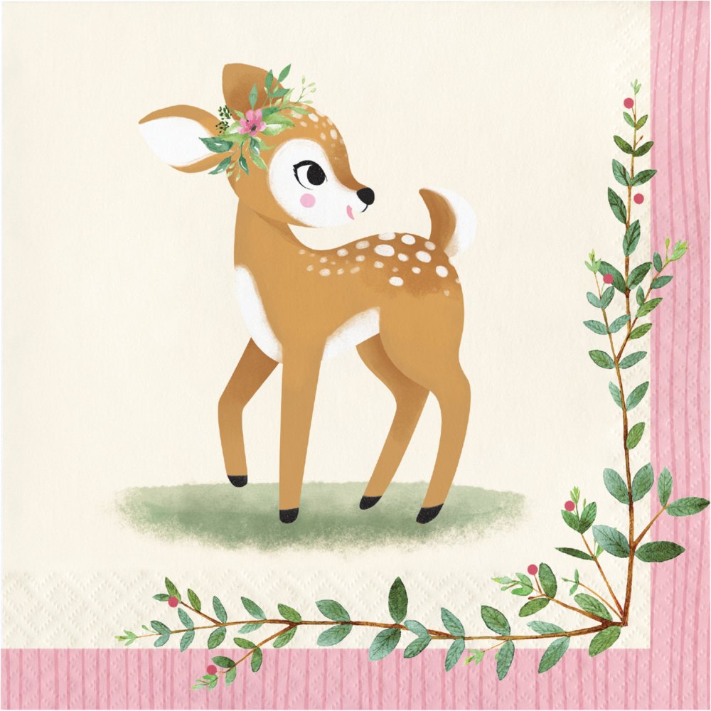 Deer Little One Lunch Napkins