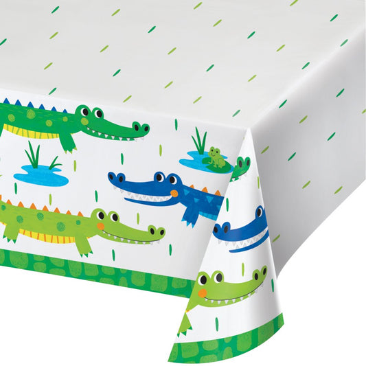 Alligator Crocodile Party Tablecover All Over Print Paper