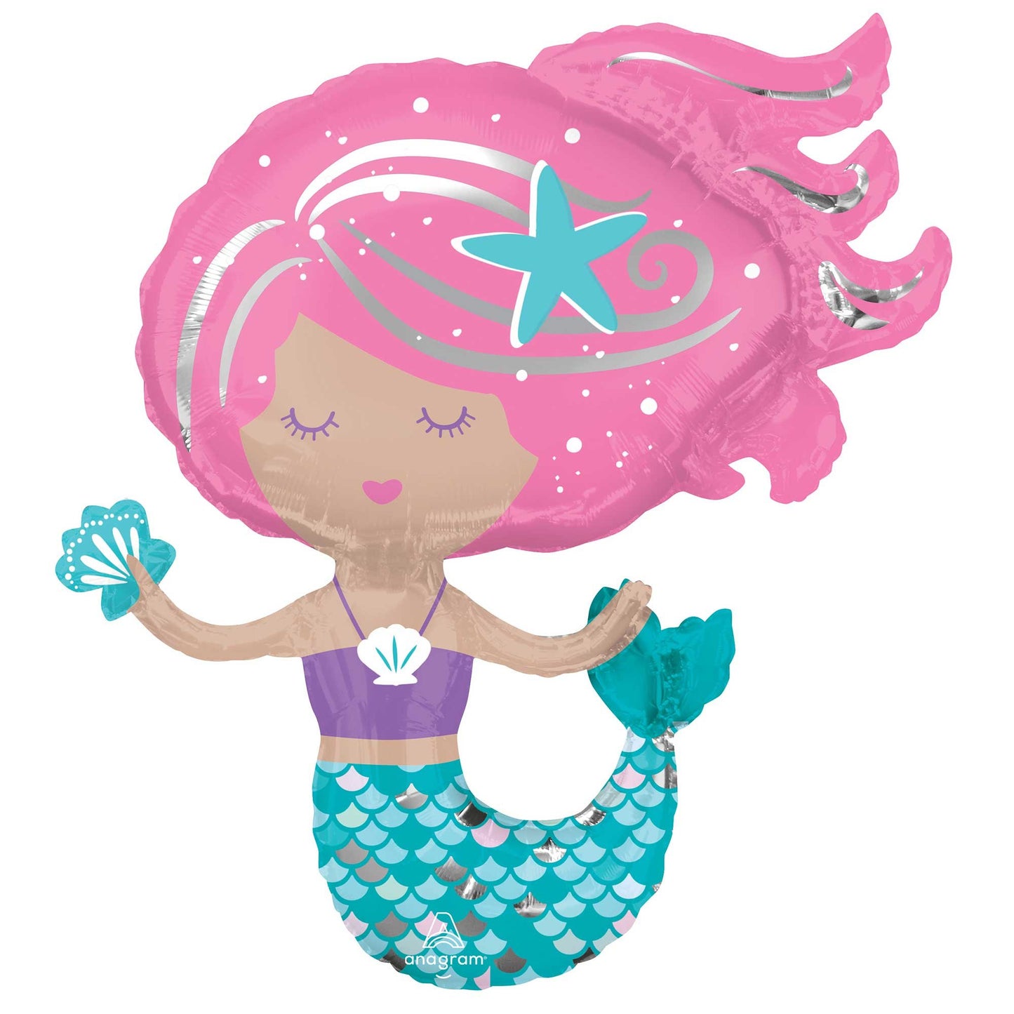 SuperShape Shimmering Mermaid