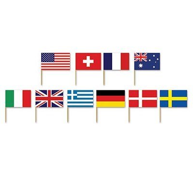 International Assorted Flags Picks