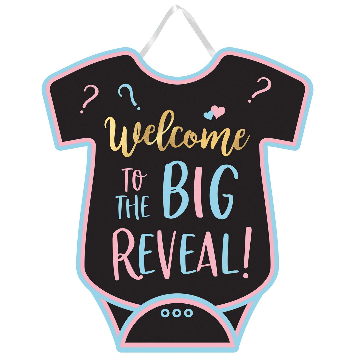 Gender Reveal Welcome Easel Sign